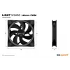 be quiet! Light Wings 140mm ARGB PWM Ανεμιστήρας μαύρο