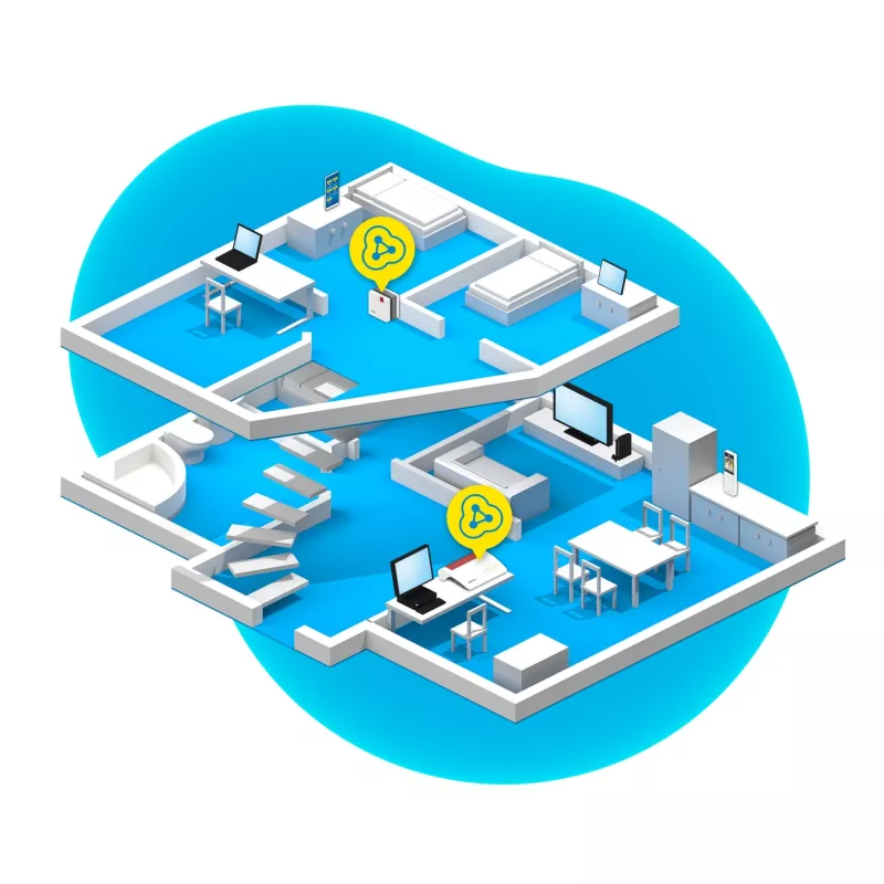 Repeater FRITZ! 1200 AX 3000 Mbit/s Ethernet LAN Wi-Fi λευκό 1 τεμ.