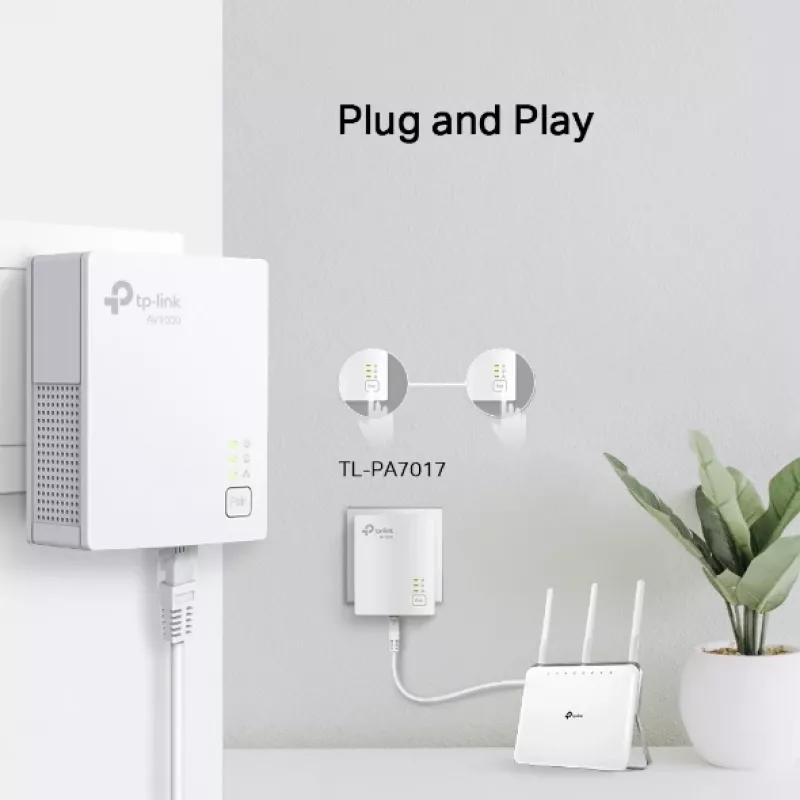 TP-Link TL-PA7019 KIT 1000 Mbit/s Ethernet LAN λευκό