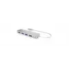 ICY BOX IB-HUB1425-C3 USB 3.2 Gen 1 (3.1 Gen 1) Type-C 5000 Mbit/s ασημί