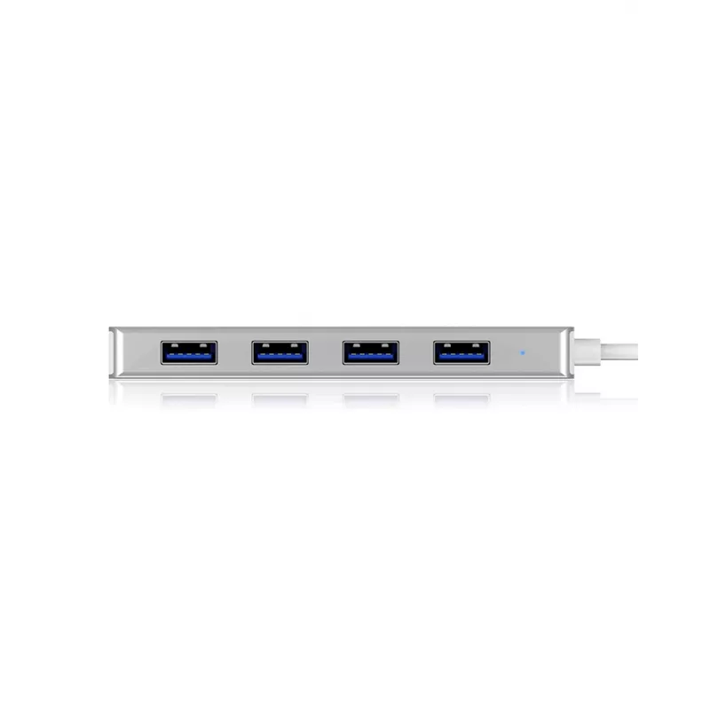 ICY BOX IB-HUB1425-C3 USB 3.2 Gen 1 (3.1 Gen 1) Type-C 5000 Mbit/s ασημί