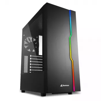 Κουτί υπολογιστή Sharkoon RGB Slider Midi Tower μαύρο