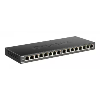 D-Link DGS-1016S Unmanaged Gigabit Ethernet (10/100/1000) μαύρο