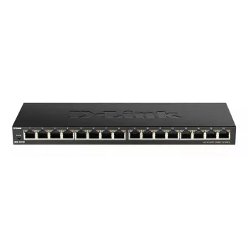 D-Link DGS-1016S Unmanaged Gigabit Ethernet (10/100/1000) μαύρο