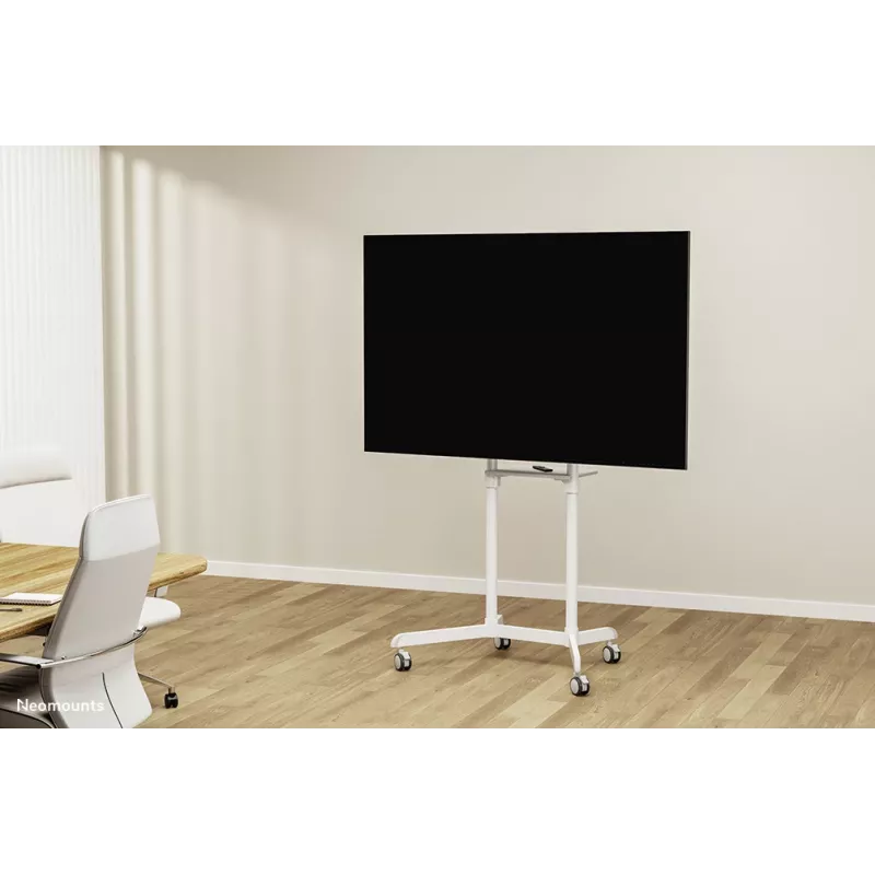 Neomounts NS-M1250WHITE βάση TV με τροχούς 37-70 ίντσες - περιστρεφόμενη