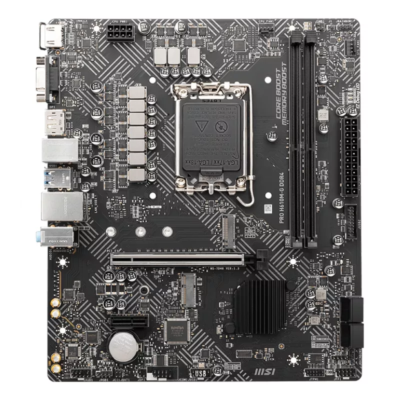MSI PRO H610M-G DDR4 μητρική Intel H610 LGA 1700 micro ATX