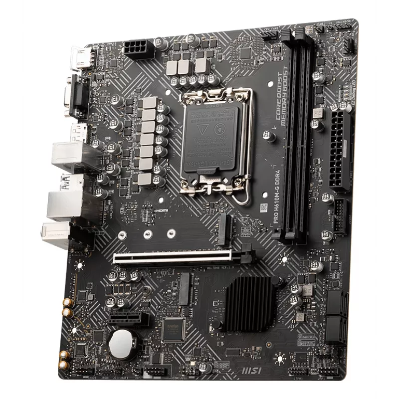 MSI PRO H610M-G DDR4 μητρική Intel H610 LGA 1700 micro ATX