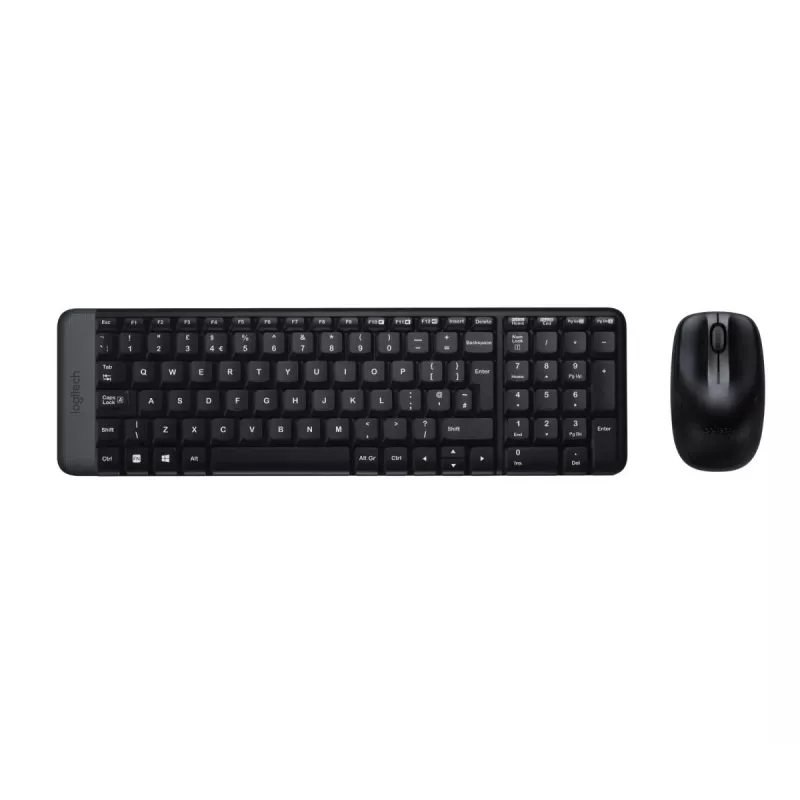 LOGITECH ασύρματο σετ Mk-220 - Qwerty US/International