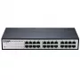 D-Link DGS-1100-24V2 Managed L2 Gigabit Ethernet (10/100/1000) 1U Μαύρο, Γκρι