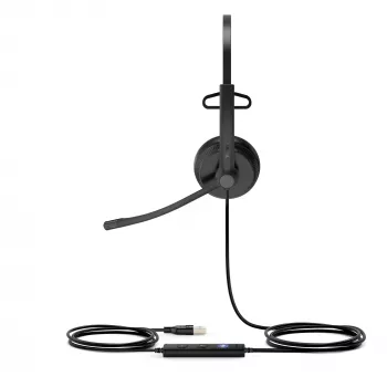 Yealink UH34 Mono Teams Headset, Ενσύρματο, Γραφείο/Callcenter, 20 - 20000 Hz, 88 g, Headset, Μαύρο