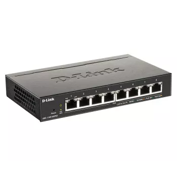 D-Link DGS-1100-08PV2 Managed L2/L3 Gigabit Ethernet (10/100/1000) Power over Ethernet (PoE) Μαύρο