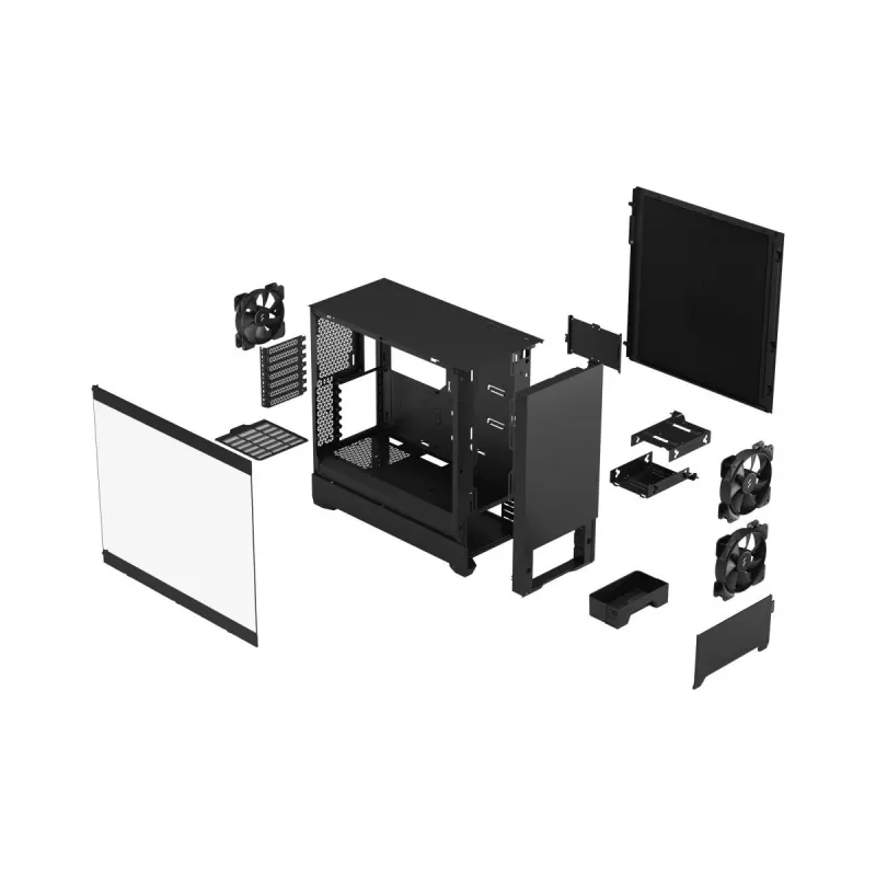 FRACTAL DESIGN Fractal Design Pop Silent Μαύρο Tg Clear Tint