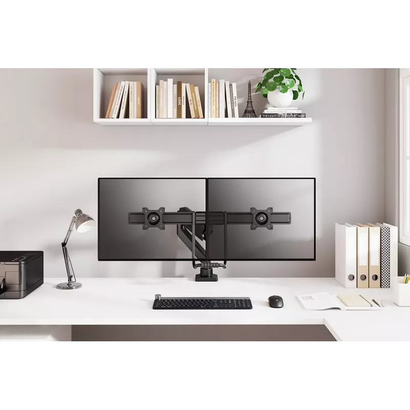 Neomounts DS75-450BL2 Βάση οθόνης 17-32 inch - Γκάζι - Στήριξη γραφείου - 180°-Στοπ