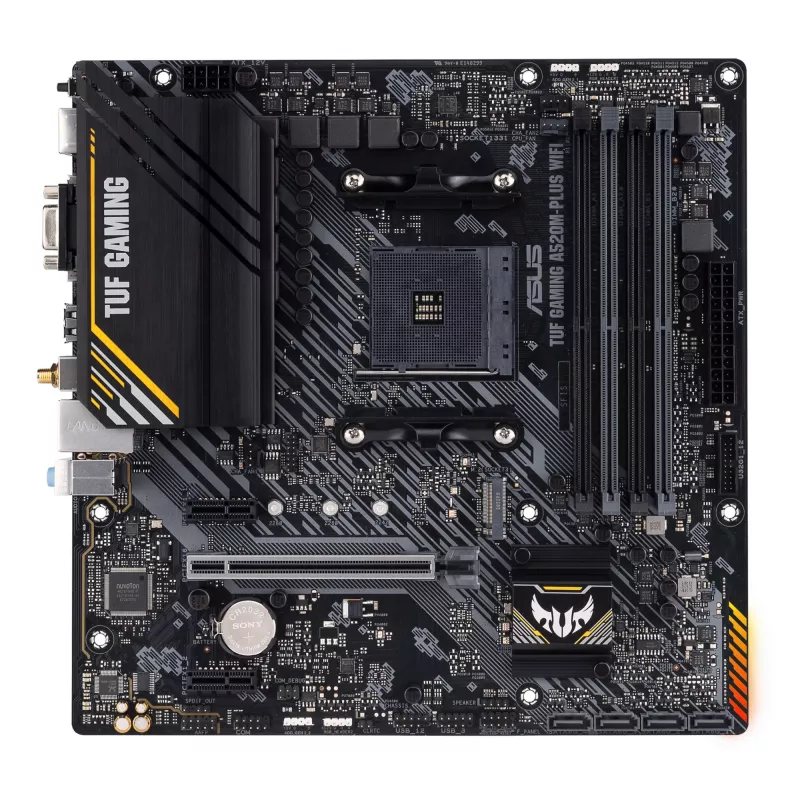 ASUS TUF GAMING A520M-PLUS WIFI AMD A520 Υποδοχή AM4 micro ATX