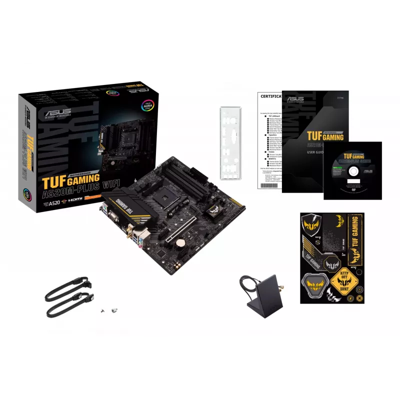 ASUS TUF GAMING A520M-PLUS WIFI AMD A520 Υποδοχή AM4 micro ATX
