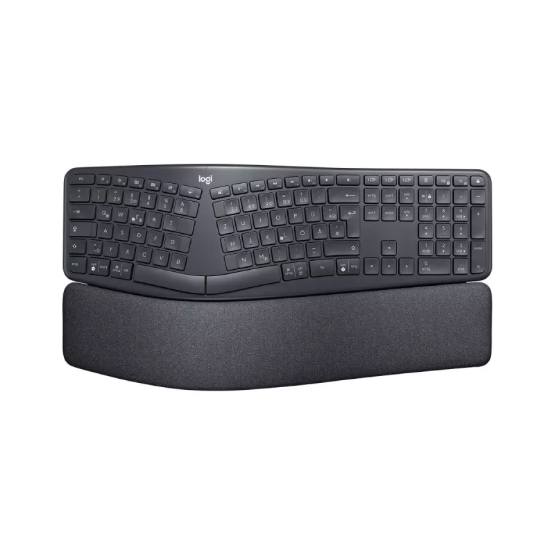 LOGITECH Ergo K860 - Ασύρματο Split Πληκτρολόγιο Business Graphite Qwertz Γερμανικό