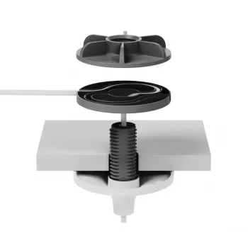 Logitech Mic Pod Pendant Mount (952-000123) βάση οροφής για Rally Mic Pod, λευκή