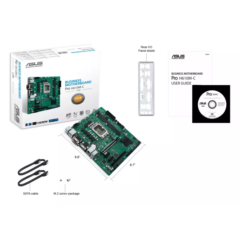 Μητρική ASUS Pro H610M-C-CSM Intel H610 LGA 1700 micro ATX