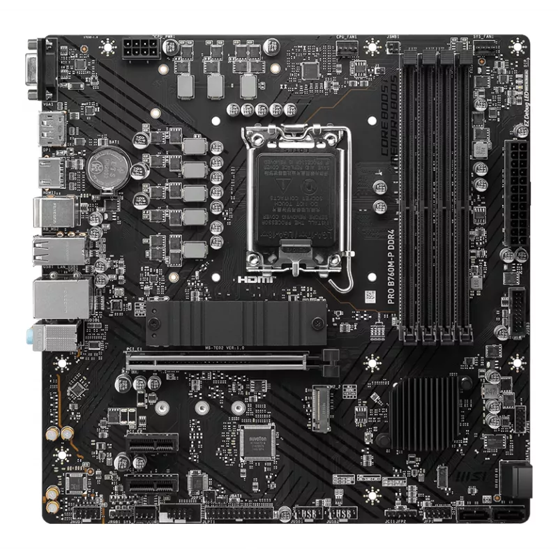 MSI PRO B760M-P DDR4 Μητρική Intel B760 LGA 1700 micro ATX