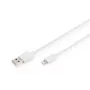 DIGITUS USB-A σε Lightning MFI C89, 2 m καλώδιο δεδομένων και φόρτισης, λευκό, 5 V, 2,4 A