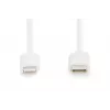 DIGITUS DB-600109-020-W καλώδιο USB-C σε Lightning, πιστοποίηση MFi, Power Delivery 2.0, 2 m, λευκό