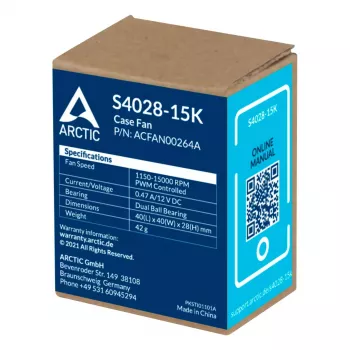 ARCTIC S4028-15K - ανεμιστήρας server 40 mm