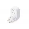 DIGITUS τροφοδοτικό με 2 θύρες USB 250V, 50 Hz, USB: 5V, 2,1A, λευκό / γκρι