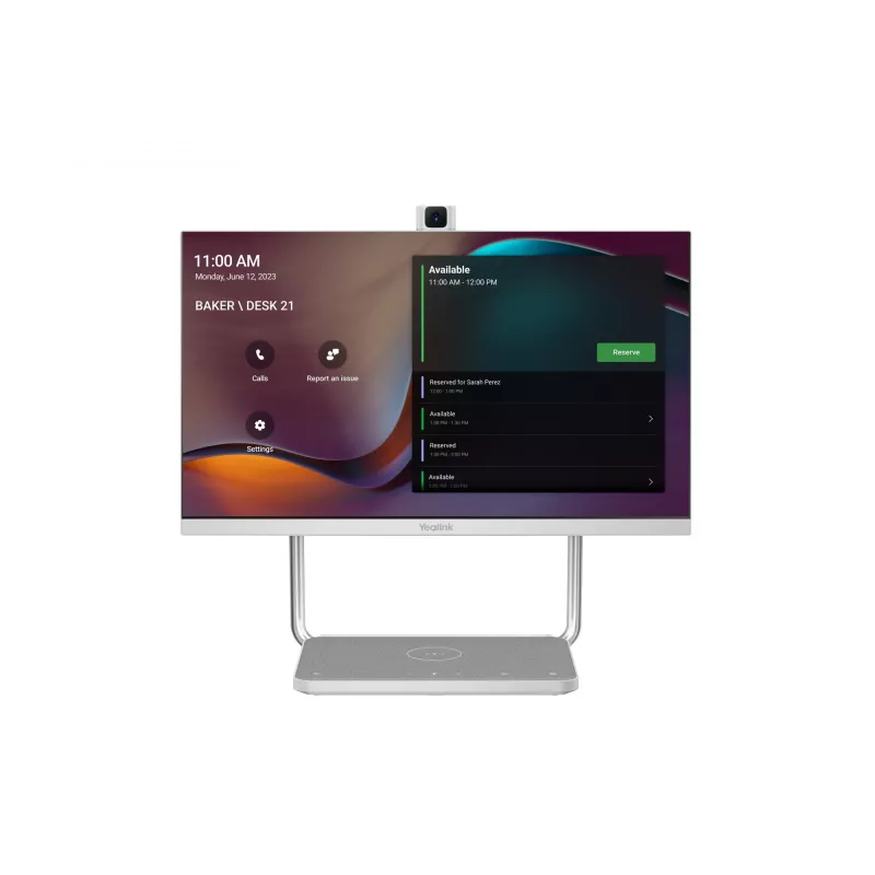 Μπάρα βιντεοδιάσκεψης Yealink DeskVision A24 Γκρι Ασημί