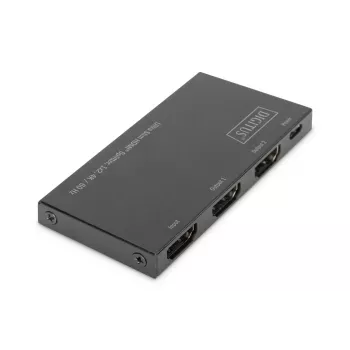 DIGITUS Ultra λεπτός Διαχωριστής HDMI, 1x2, 4K/60Hz HDR, HDCP 2.2, 18 Gbps, Τροφοδοσία Micro-USB