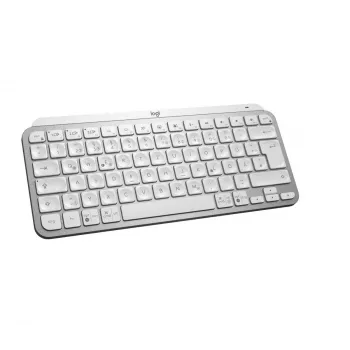 LOGITECH Minimalist Wireless Illuminated Πληκτρολόγιο - MX KEYS MINI - Pale Gray - Qwertz Deutsch