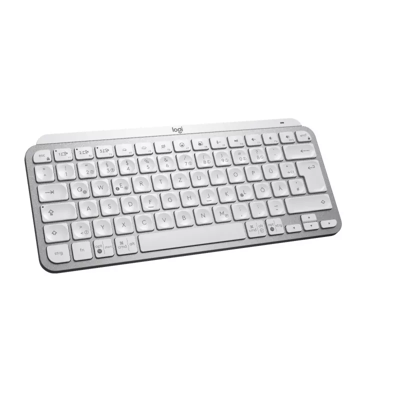 LOGITECH Minimalist Wireless Illuminated Πληκτρολόγιο - MX KEYS MINI - Pale Gray - Qwertz Deutsch