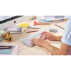 LOGITECH Minimalist Wireless Illuminated Πληκτρολόγιο - MX KEYS MINI - Pale Gray - Qwertz Deutsch