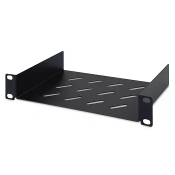 DIGITUS Σταθερό ράφι 254 mm (10 ίντσες) 1U 44x254x150 mm, Χρώμα μαύρο (RAL 9005)