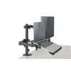 DIGITUS Βραχίονας οθόνης με βάση notebook 17-32 ίντσες, 9 kg max. – Σφιγκτήρας γραφείου ή πέρασμα τρύπας