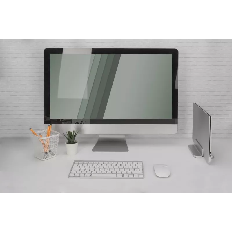 DIGITUS Κάθετη βάση notebook, Αλουμίνιο ασημί