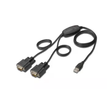 DIGITUS Καλώδιο USB 2.0 σε 2x RS232 1,5m