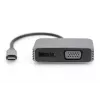 DIGITUS USB Type-C 4K 2-in-1 DisplayPort + VGA Προσαρμογέας γραφικών