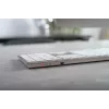 CHERRY KW 9100 λεπτό FOR MAC Πληκτρολόγιο Universal USB + Bluetooth QWERTZ Γερμανικό Ασημί