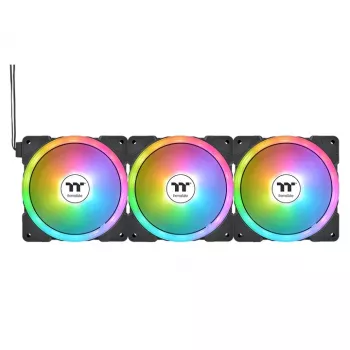 THERMALTAKE Ανεμιστήρας PC – SWAFAN EX14 ARGB Sync TT Premium Edition – 14 cm – Μαύρο – Συσκευασία 3 τεμ.