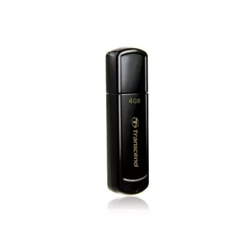 TRANSCEND Jetflash 350 - 4GB USB Stick - USB 2.0 - Μαύρο