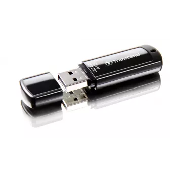 TRANSCEND Jetflash 350 - 4GB USB Stick - USB 2.0 - Μαύρο