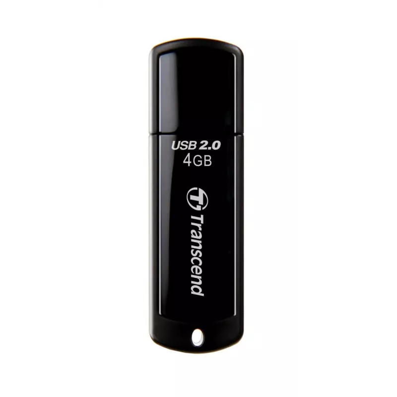 TRANSCEND Jetflash 350 - 4GB USB Stick - USB 2.0 - Μαύρο