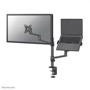 Neomounts DS20-425BL2 Βραχίονας οθόνης με βάση laptop 17-27 inch – εξοικονόμηση χώρου