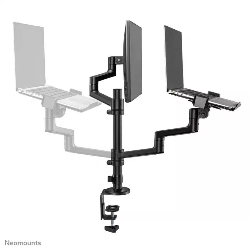 Neomounts DS20-425BL2 Βραχίονας οθόνης με βάση laptop 17-27 inch – εξοικονόμηση χώρου