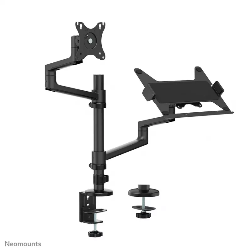 Neomounts DS20-425BL2 Βραχίονας οθόνης με βάση laptop 17-27 inch – εξοικονόμηση χώρου