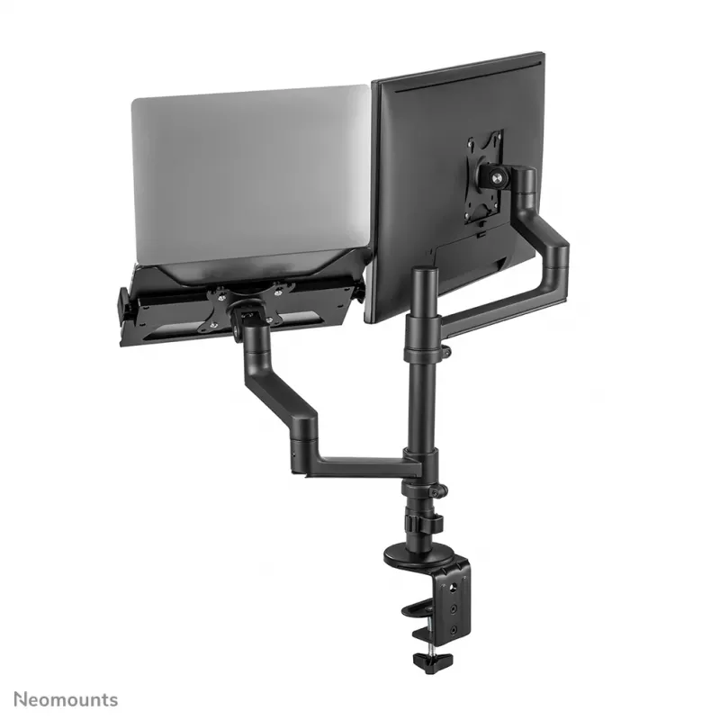 Neomounts DS20-425BL2 Βραχίονας οθόνης με βάση laptop 17-27 inch – εξοικονόμηση χώρου