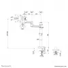 Neomounts DS60-425BL1 Βραχίονας οθόνης 17-27 inch - εξοικονόμηση χώρου