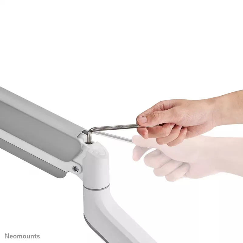 Neomounts DS70PLUS-450WH1 Βάση οθόνης 17-49 inch - γκάζι - σφιγκτήρας γραφείου - 180°-stop
