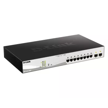 D-Link DGS-1210-10MP Managed L2 Gigabit Ethernet (10/100/1000) Power over Ethernet (PoE) μαύρο, γκρι
