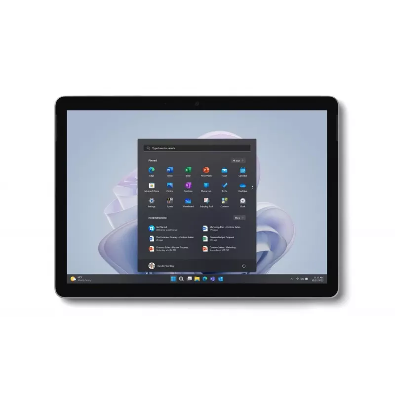 MICROSOFT Surface Go 4 - 10.5in οθόνη αφής - Intel N200 - 8GB Ram - 64GB SSD - Win11 Pro - Platinum - Uhd Graphics